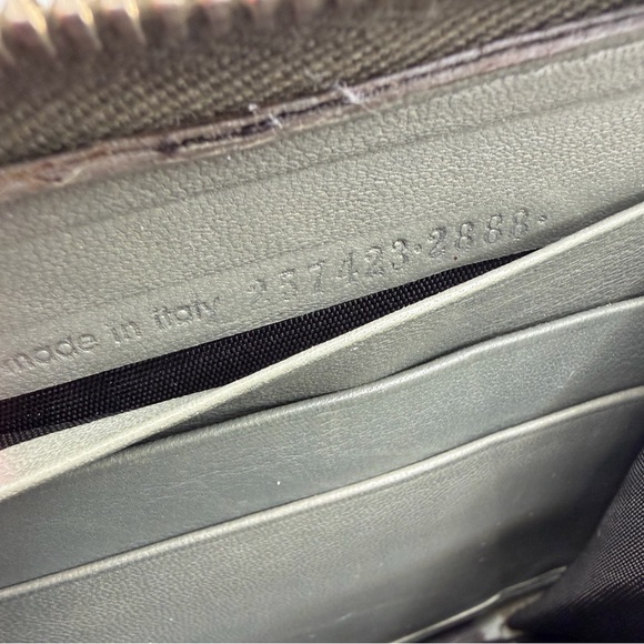 Yves Saint Laurent Olive Green Wallet - Picture 6 of 8